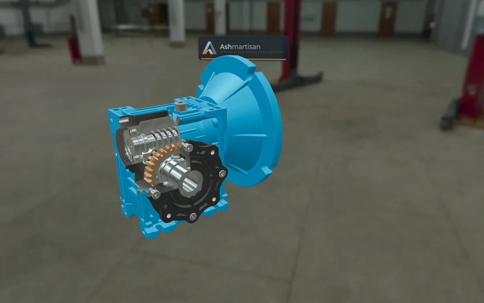Worm Gear Reducer: Solid